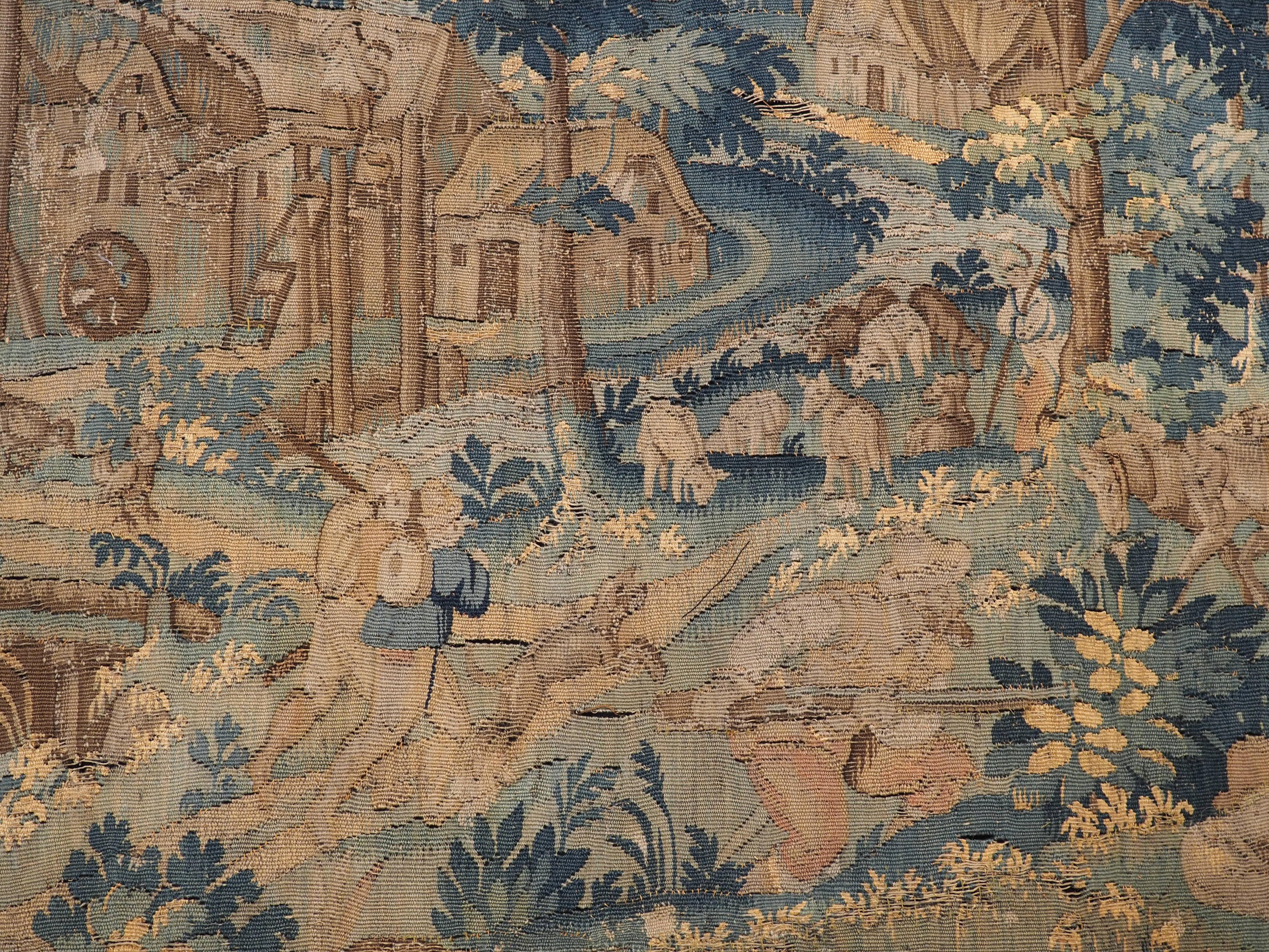 16th Century Verdure Landscape Tapestry from Flanders 1