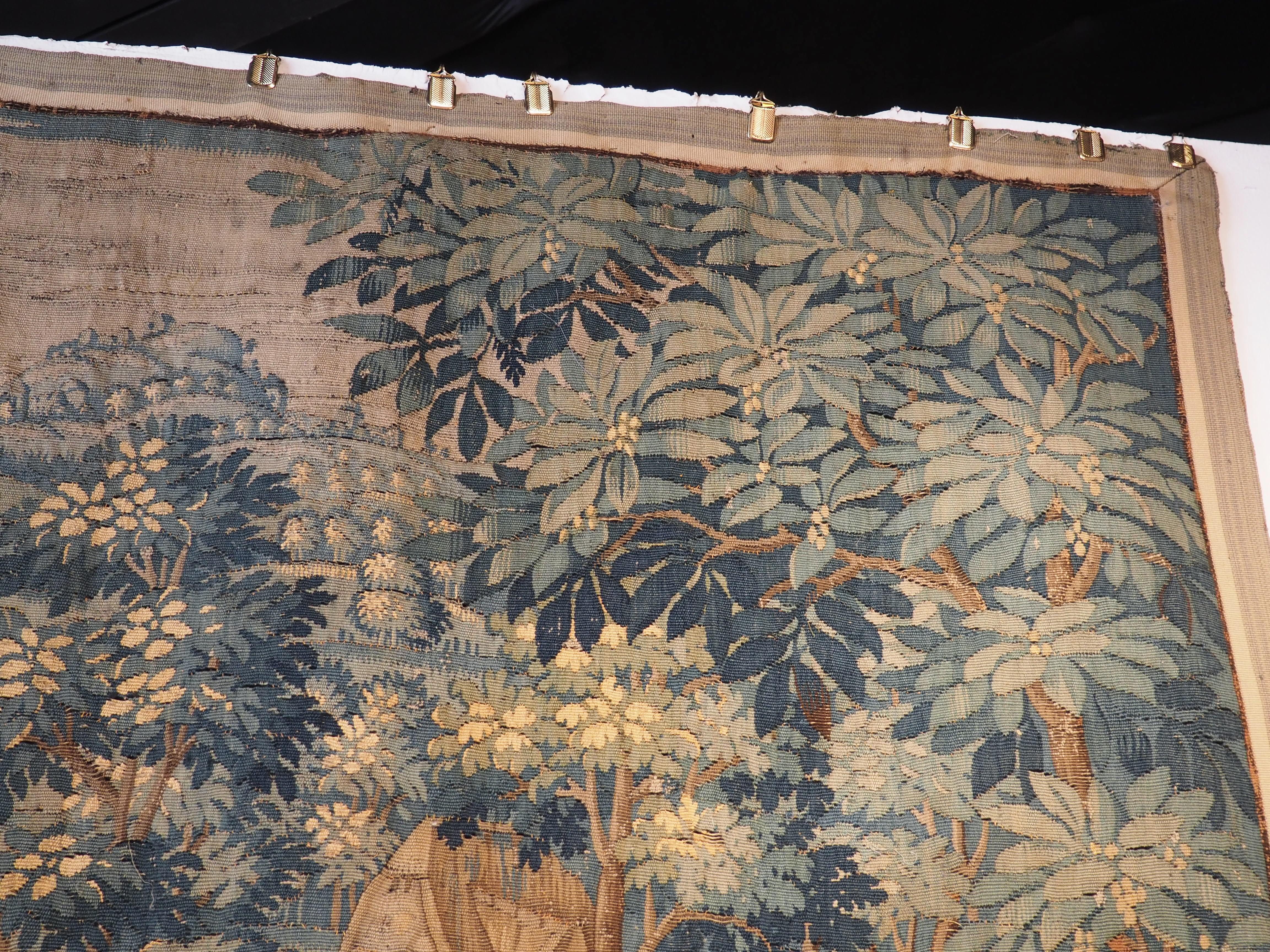 16th Century Verdure Landscape Tapestry from Flanders 3
