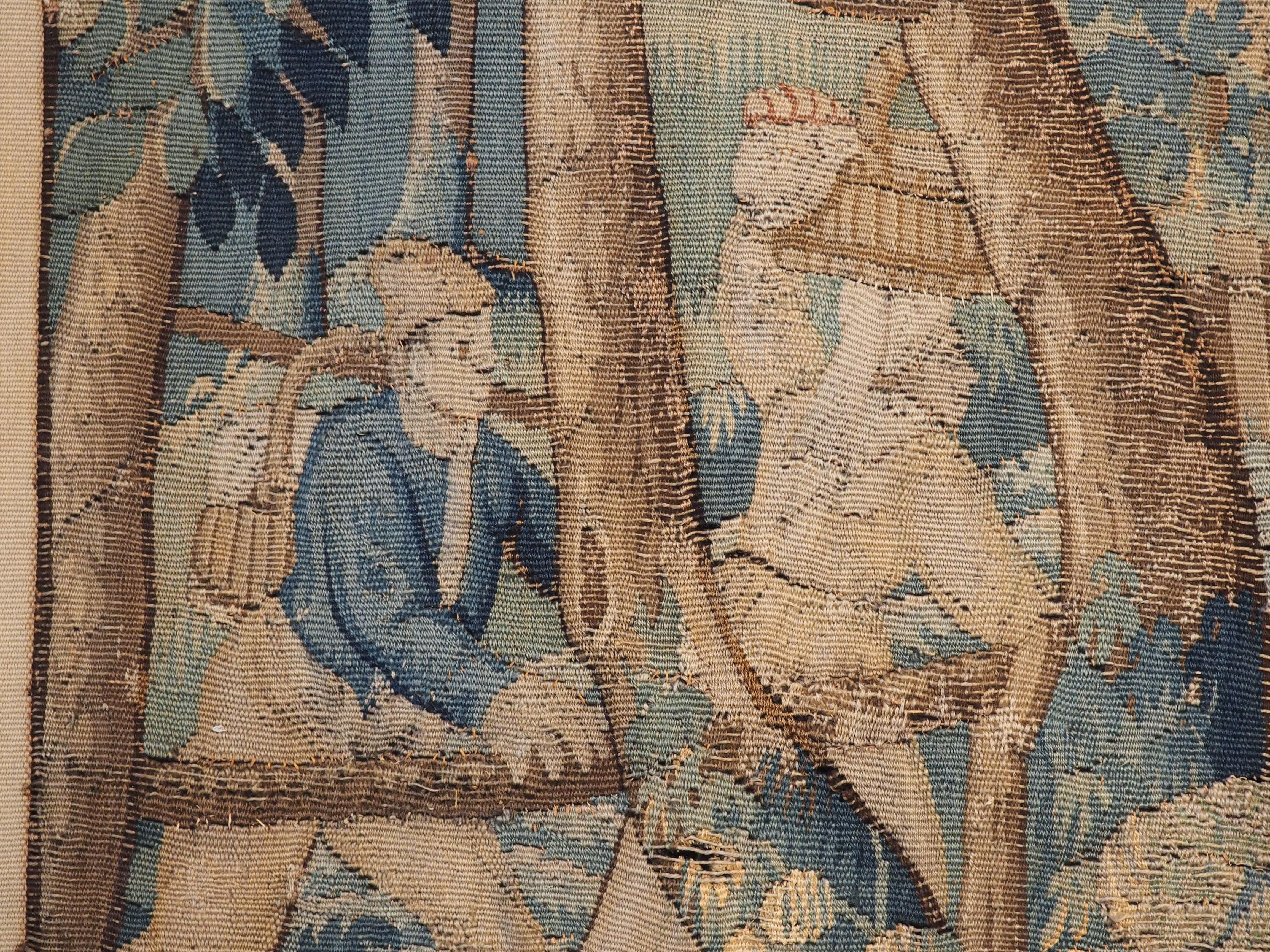 16th Century Verdure Landscape Tapestry from Flanders 5