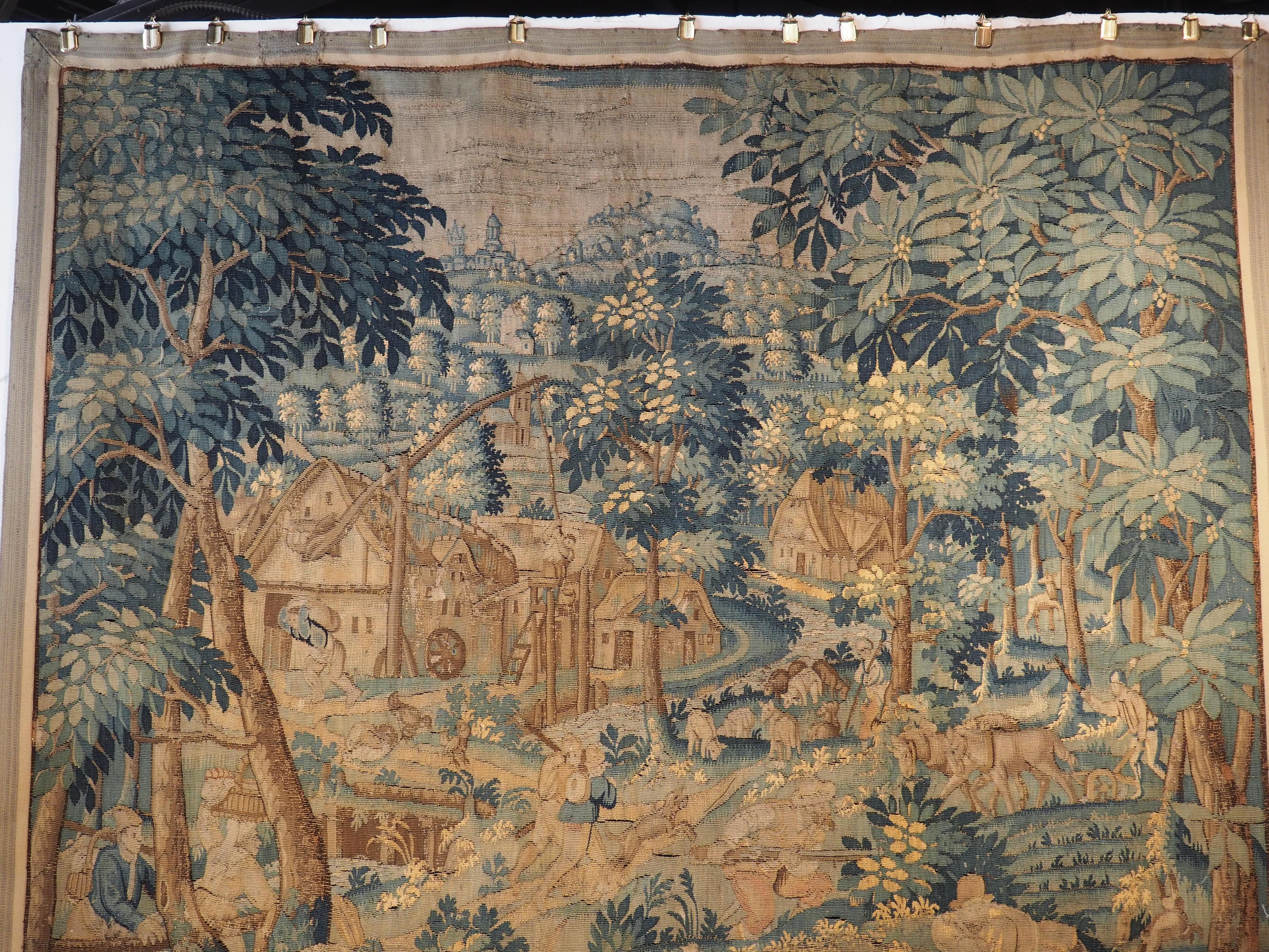 antique flemish tapestry