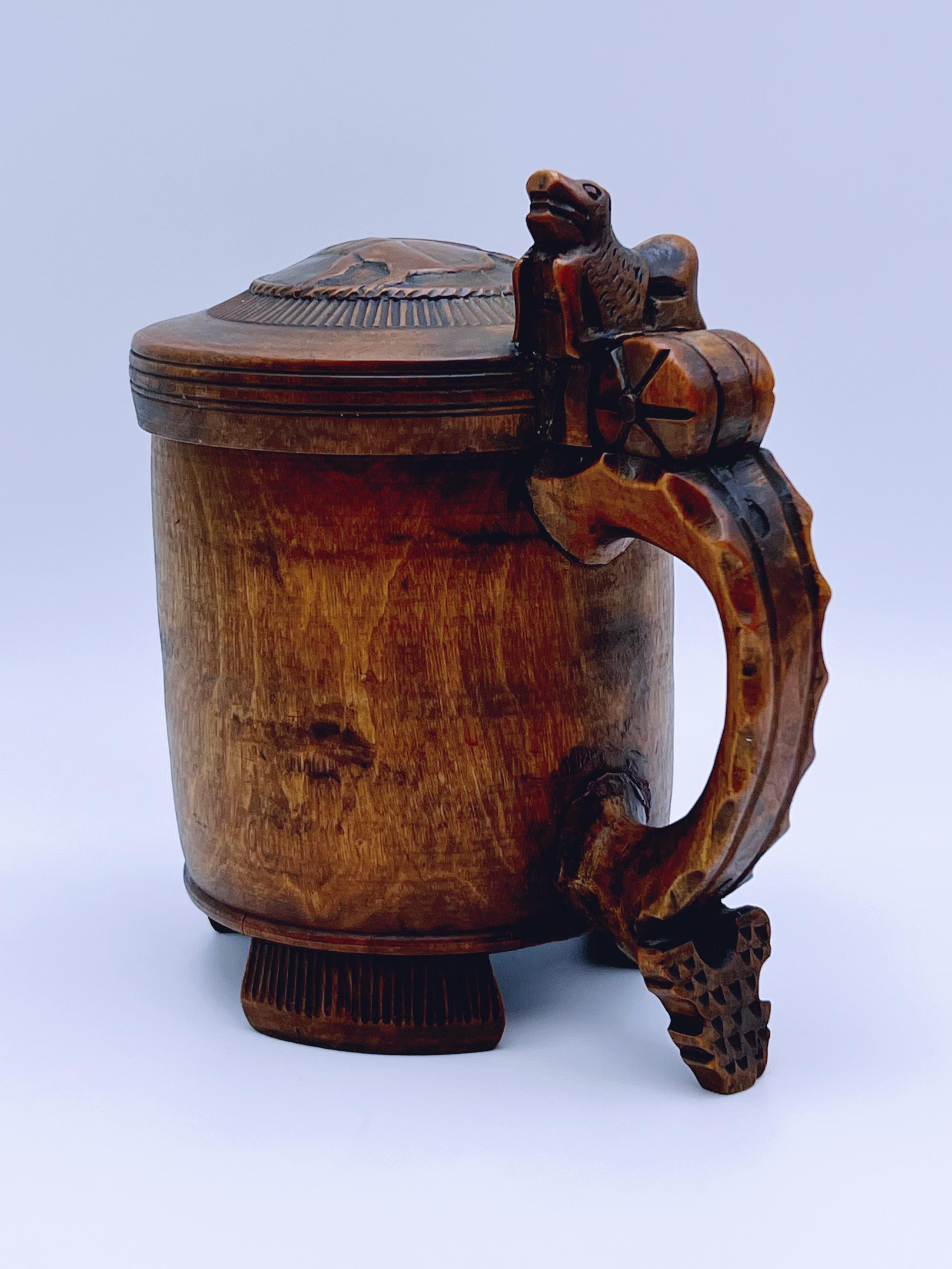 Baroque Tankard norvégien des années 1700 en vente