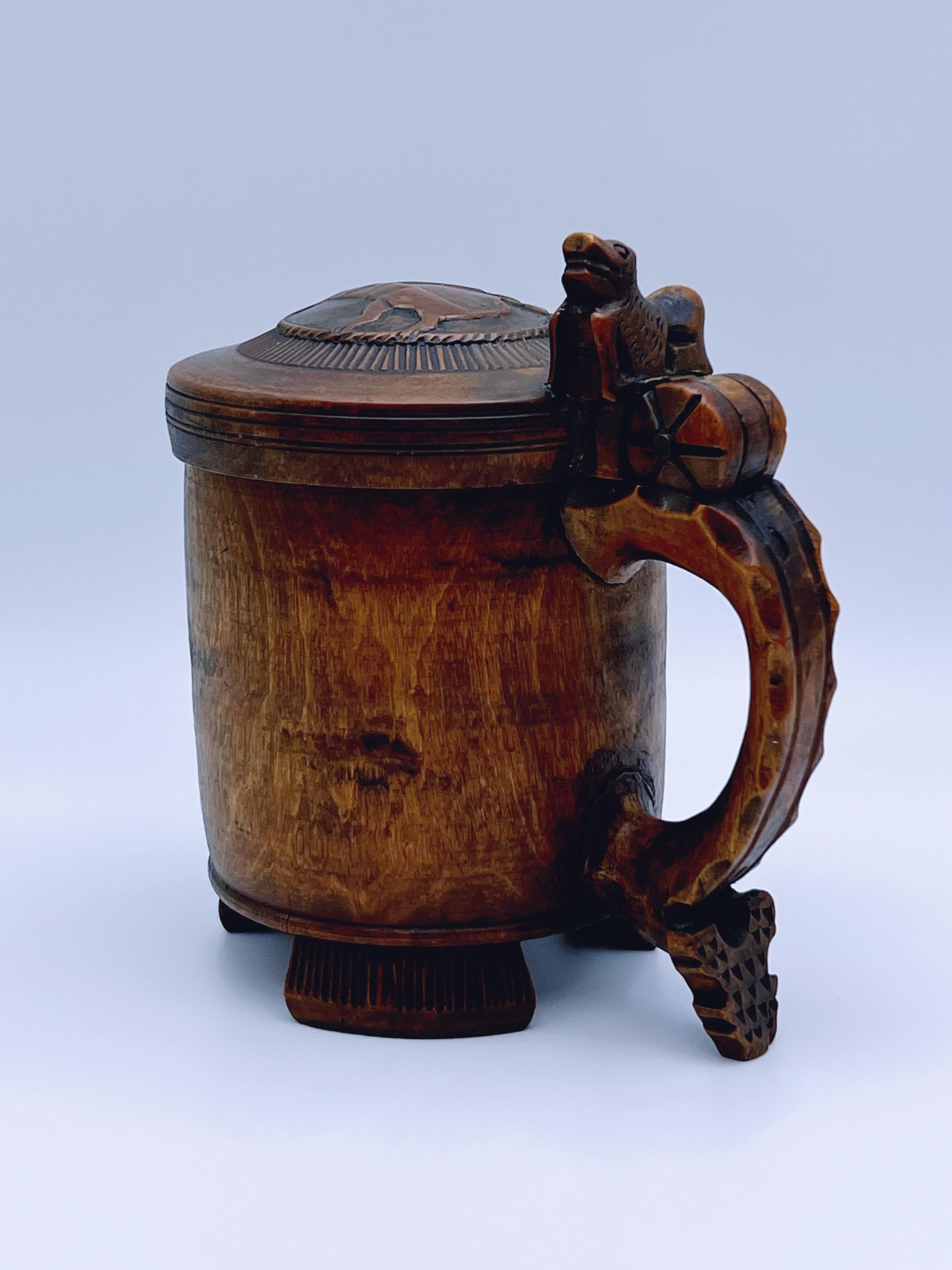 XVIIIe siècle Tankard norvégien des années 1700 en vente