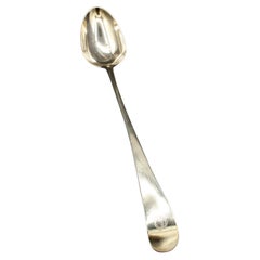 Antique A 1790 Sterling Basting Spoon in Old English Pattern by Thomas Liddiard
