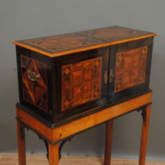 A 17th Century German Table Marquetry Cabinet