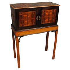 A 17th Century German Table Marquetry Cabinet
