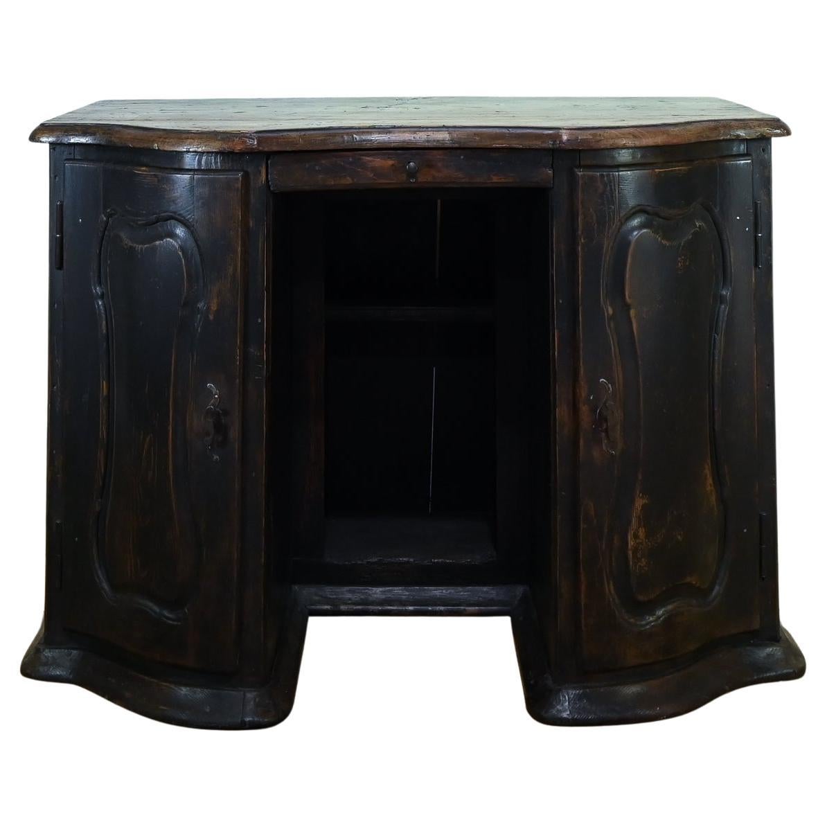 17th Century North Italian Ebonized Baroque Desk