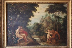 A 17th Century Oil Painting "Heaven on Earth on Earth"