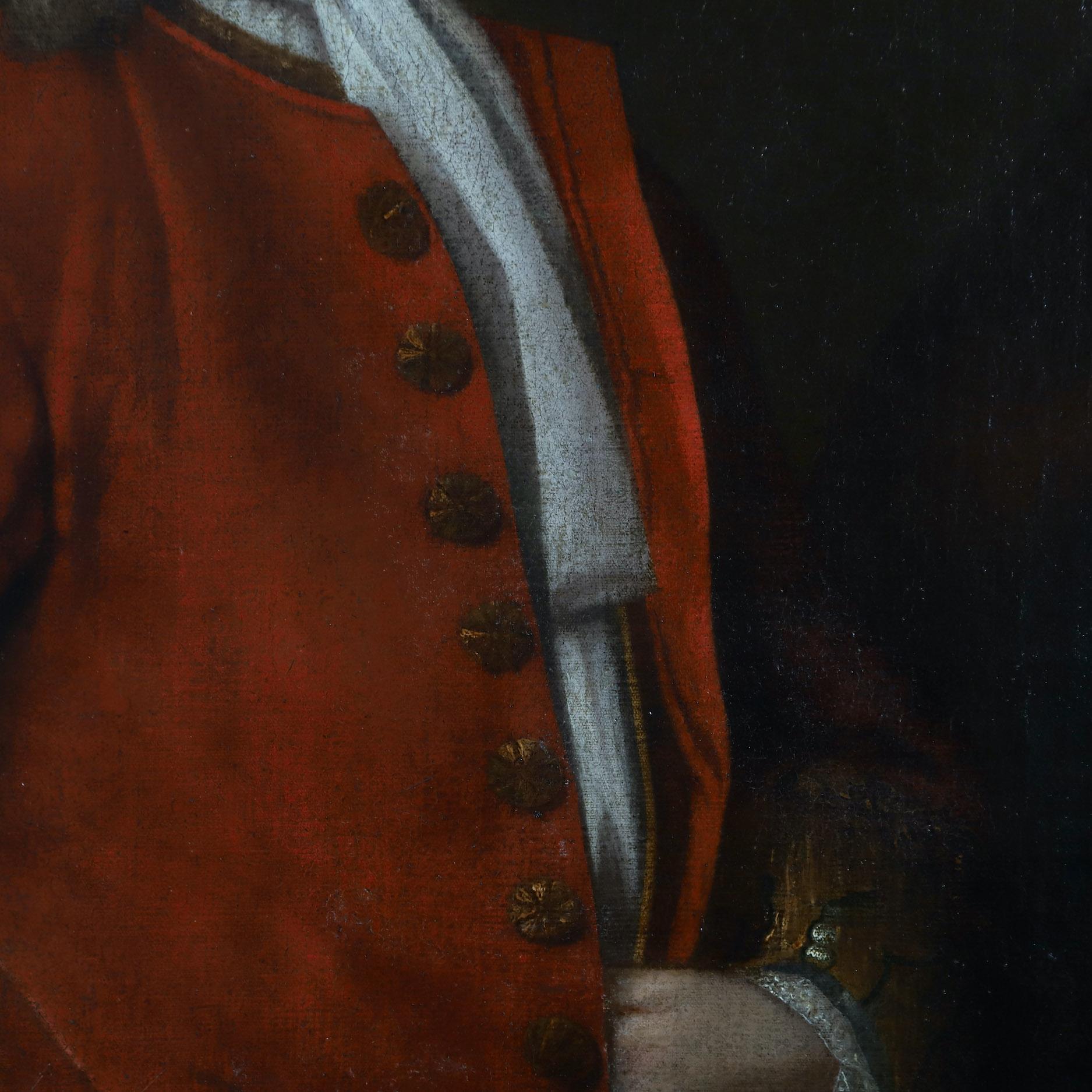 Oiled 17th Century Portrait of the Marshal of Ireland