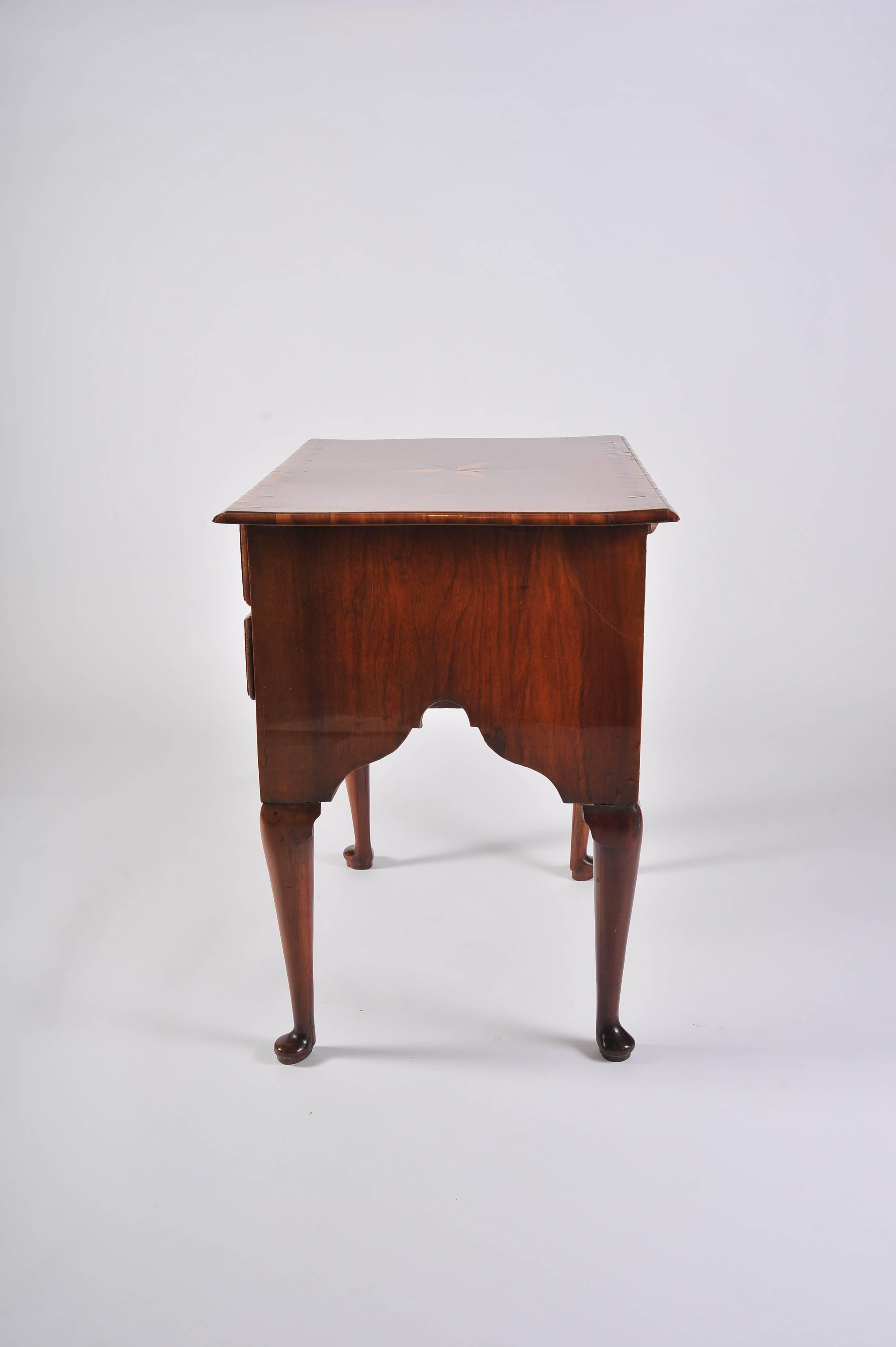 Mid 18th Century Side Table, Scandinavian Elm and Oak Lowboy In Good Condition For Sale In London, GB