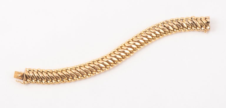 18kt Rose Gold Bracelet French at 1stDibs costco gold bracelet