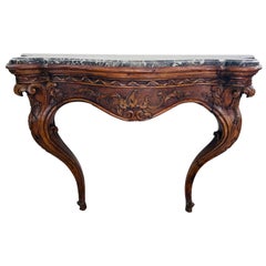 A 18th Century Marble Top Console Table