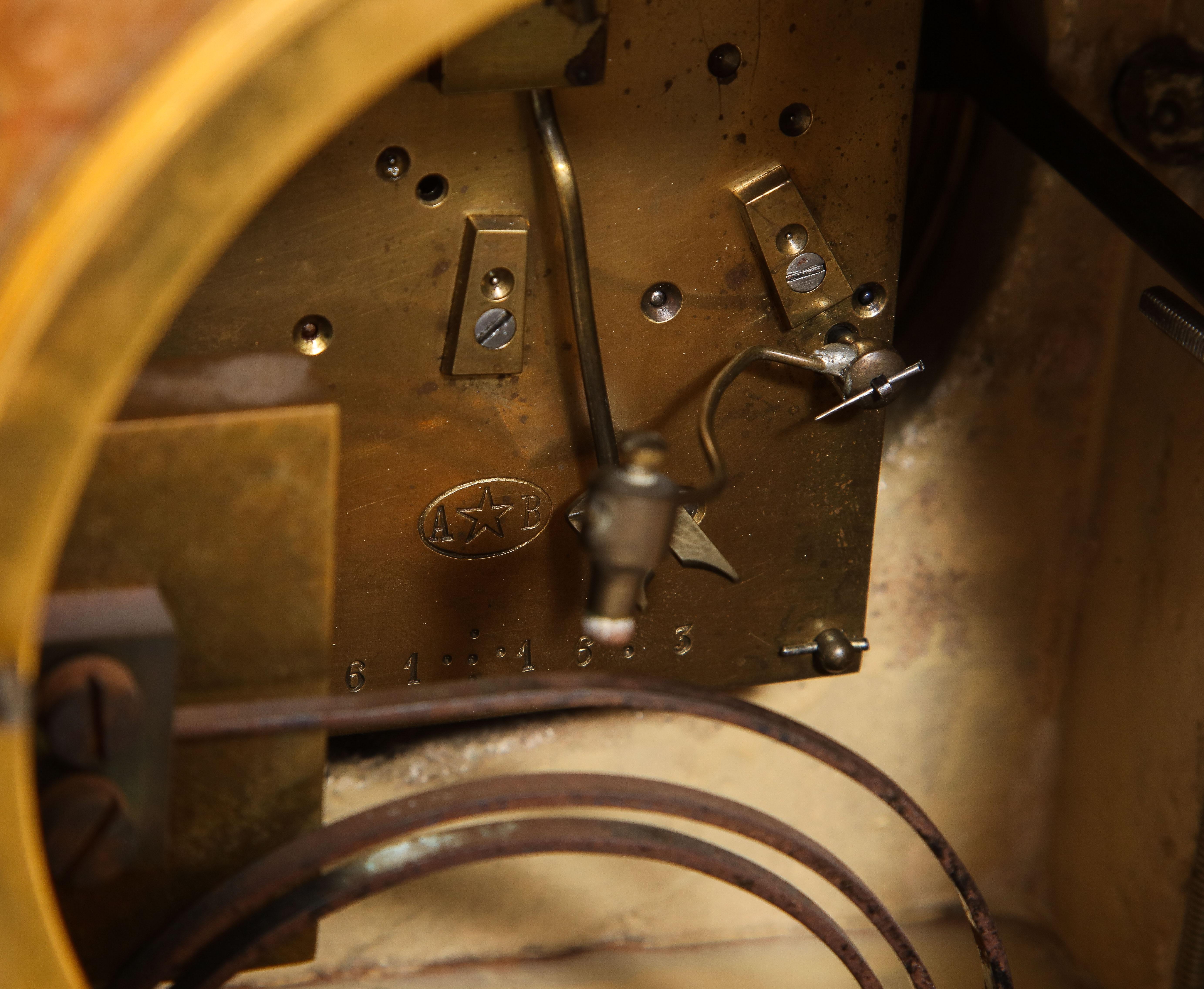 A 19 C. Reloj francés Japonisme Garniture, Att. E. Cornu, Estilo de Édouard Lièvre en venta 11