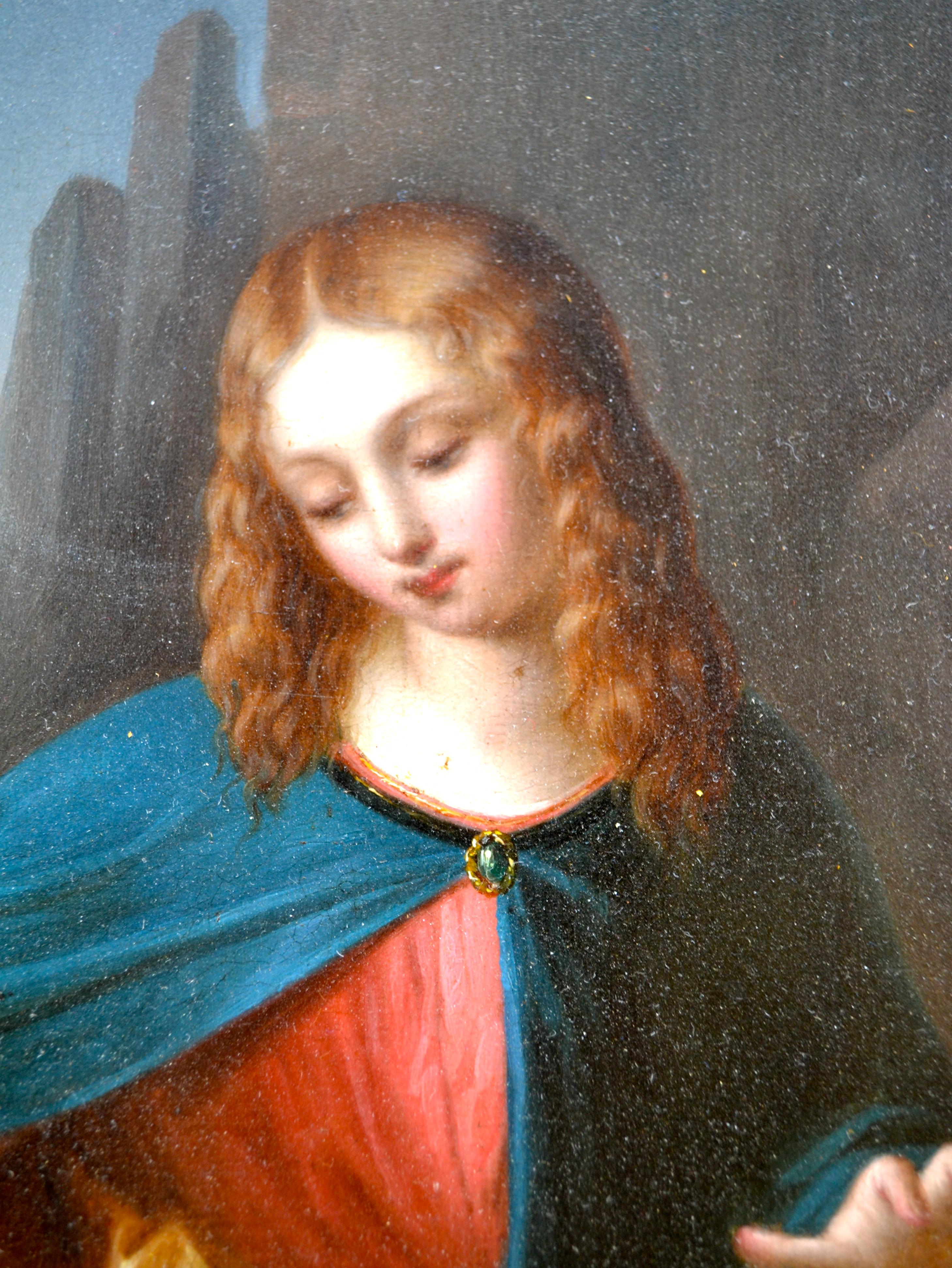 Baroque 19th Century Copy of Leonardo da Vinci's 