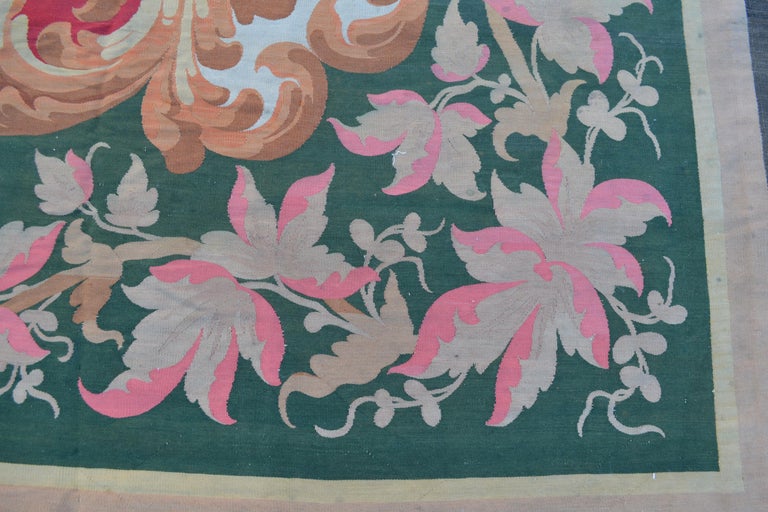 19th Century French Napoleon III Aubusson Carpet For Sale at 1stDibs