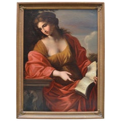 19th Century Painting of "The Cumaean Sybil" After the Original by Romanelli
