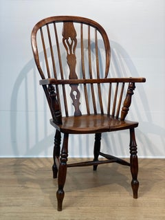 A 19 th Century highjack Windsor Chair