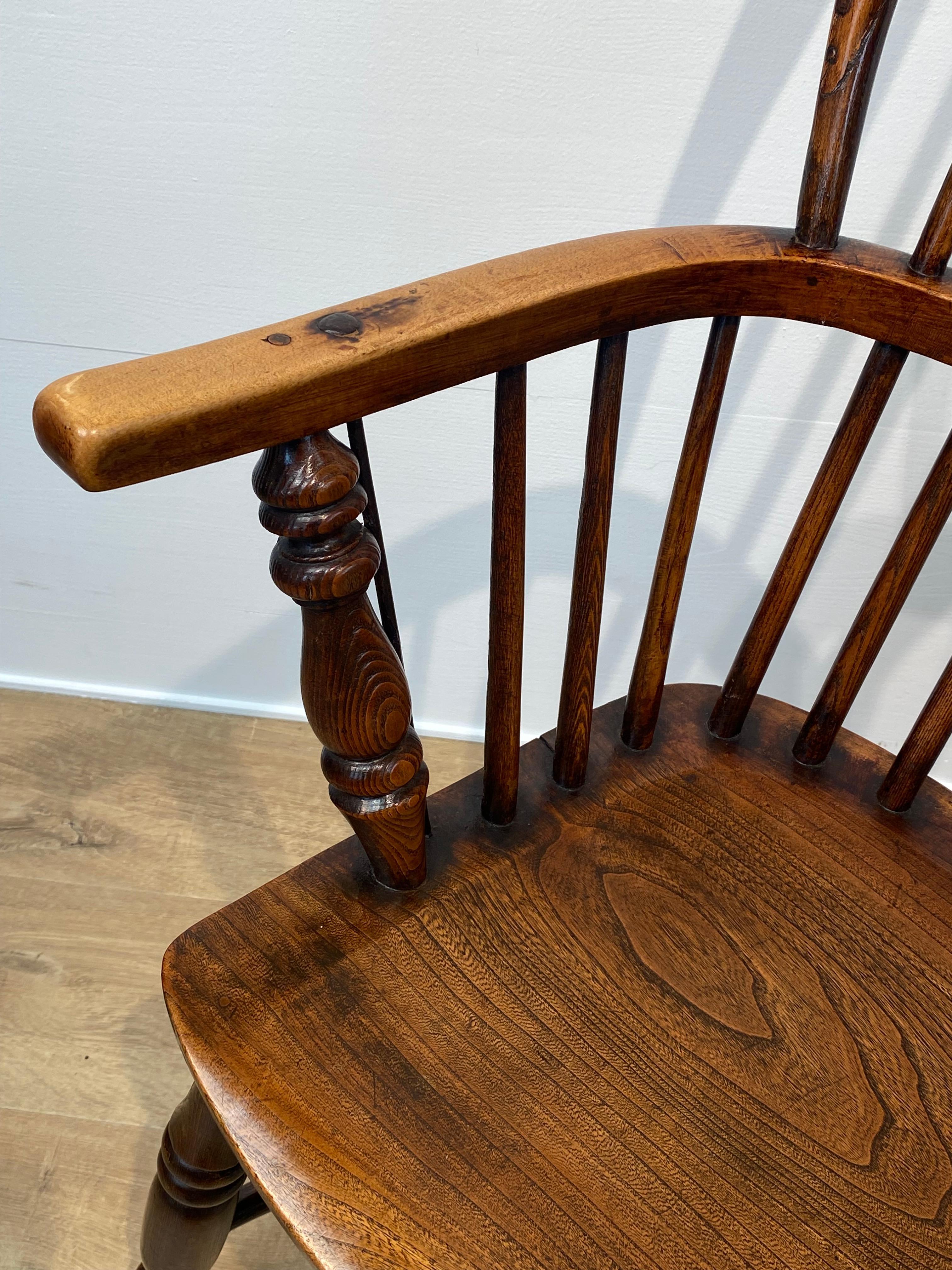 Silla Windsor de alto standing del siglo XIX en Bueno estado para la venta en Schellebelle, BE