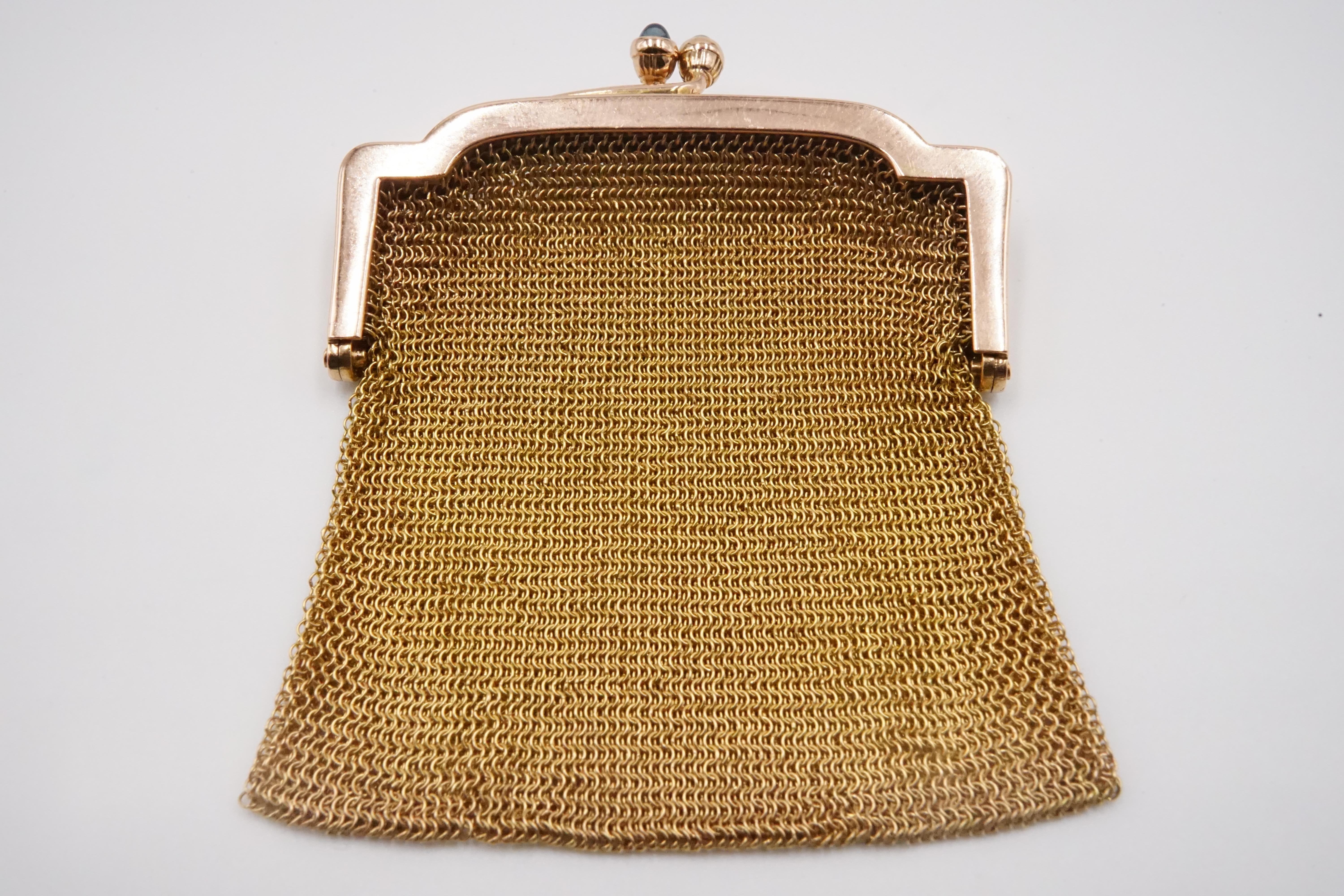 gold mesh bags