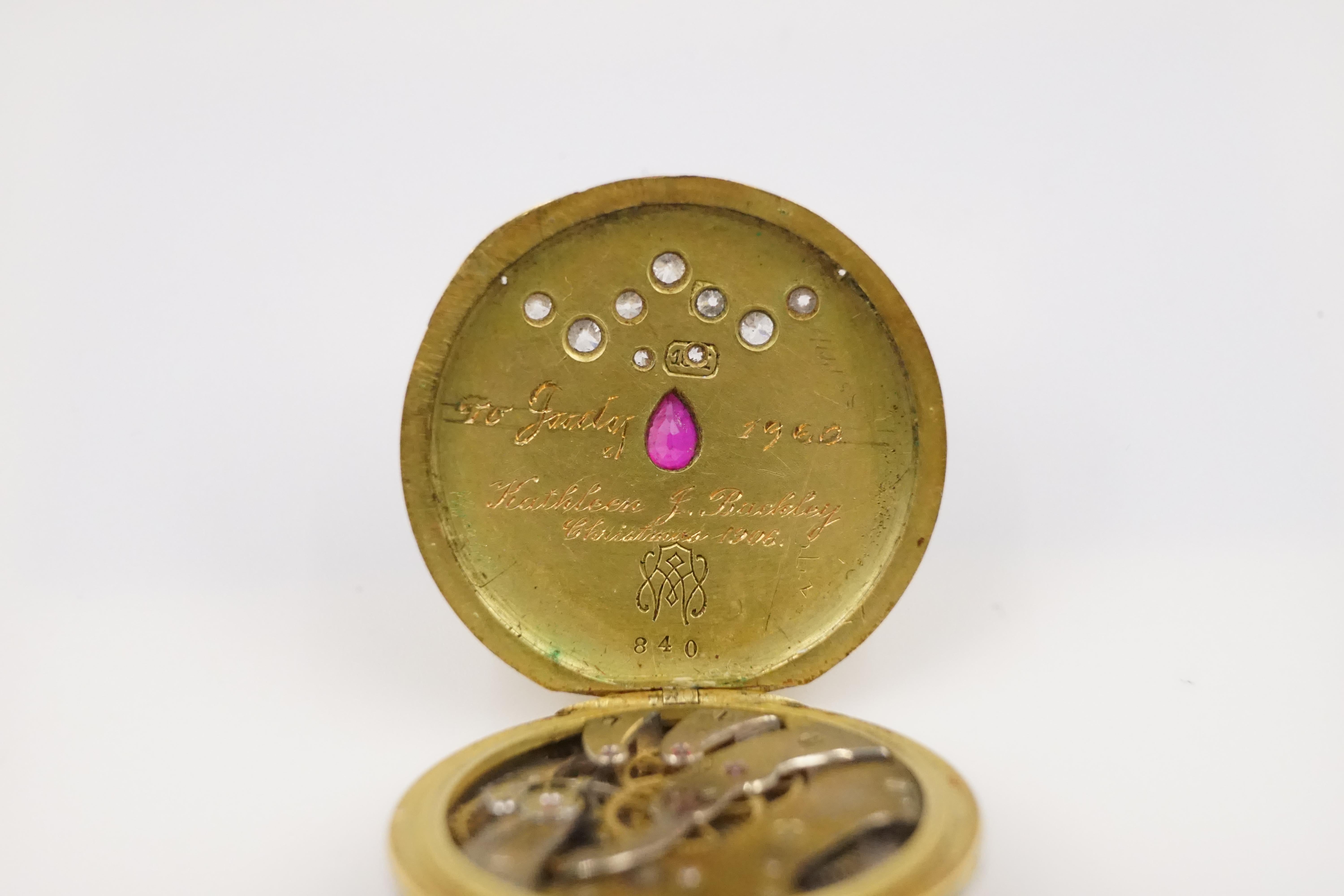 tiffany pocket watch 160 years old