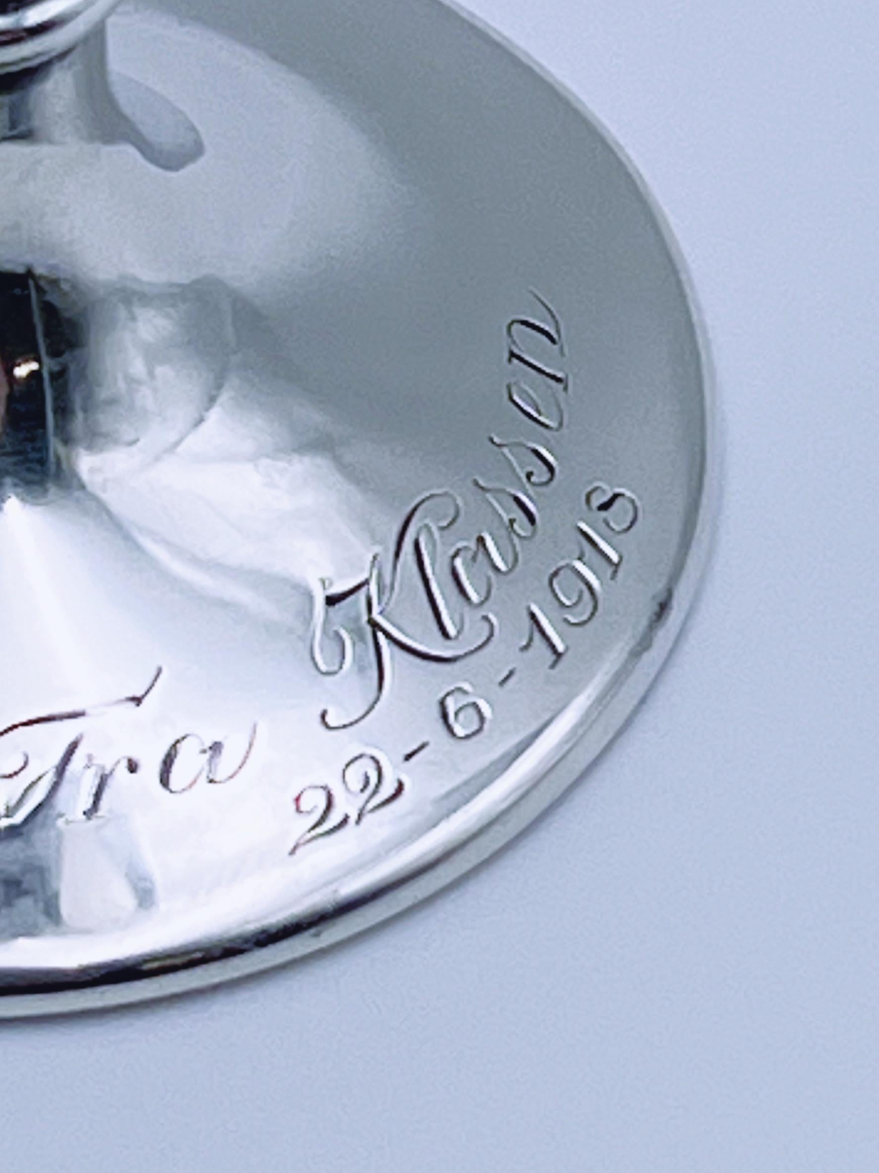 Un vaso d'argento Art Nouveau Pokal del 1918 in vendita 5