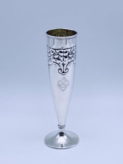 A 1918 Silver Art Nouveau Pokal Vase