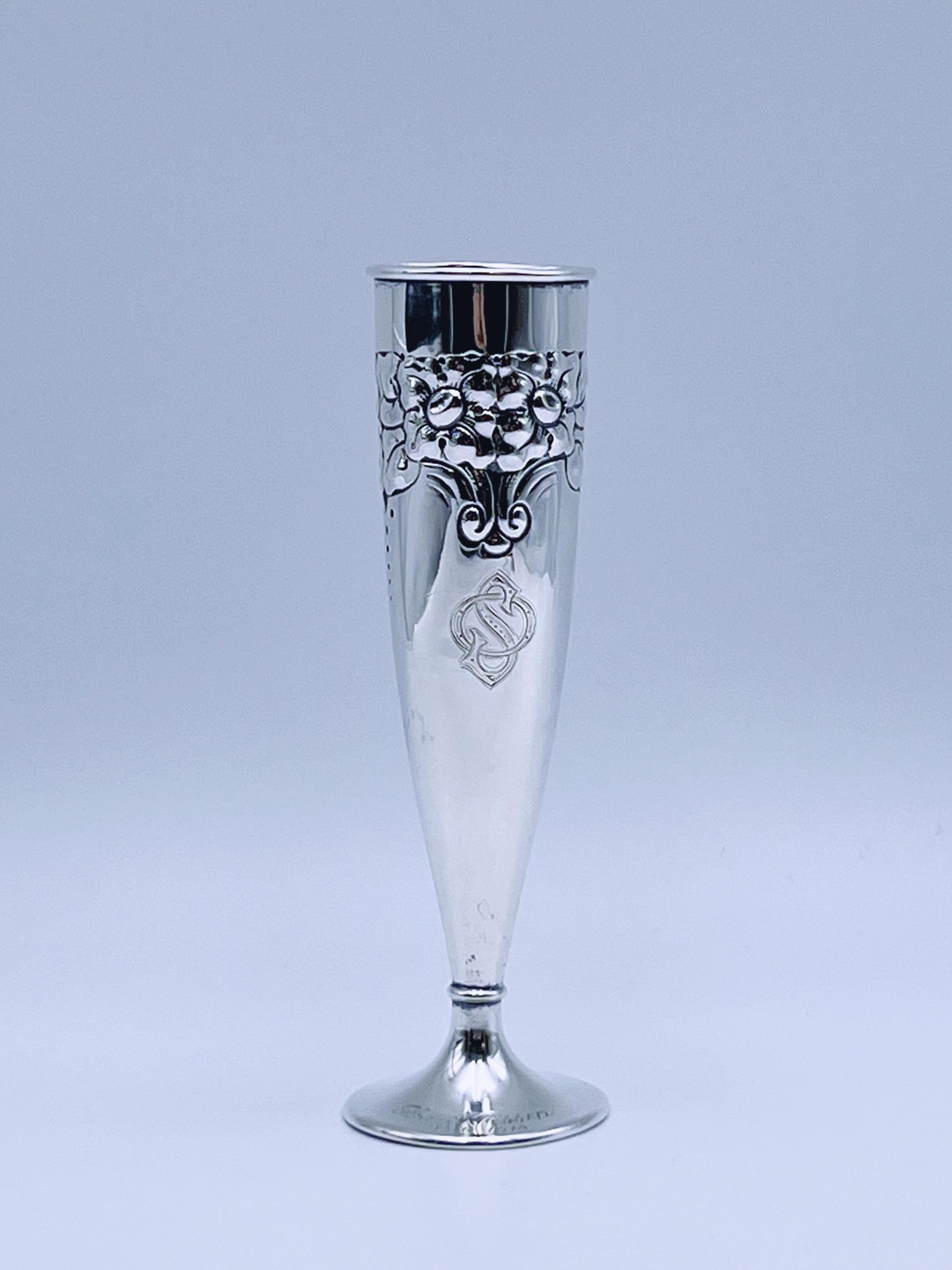 Norvegese Un vaso d'argento Art Nouveau Pokal del 1918 in vendita