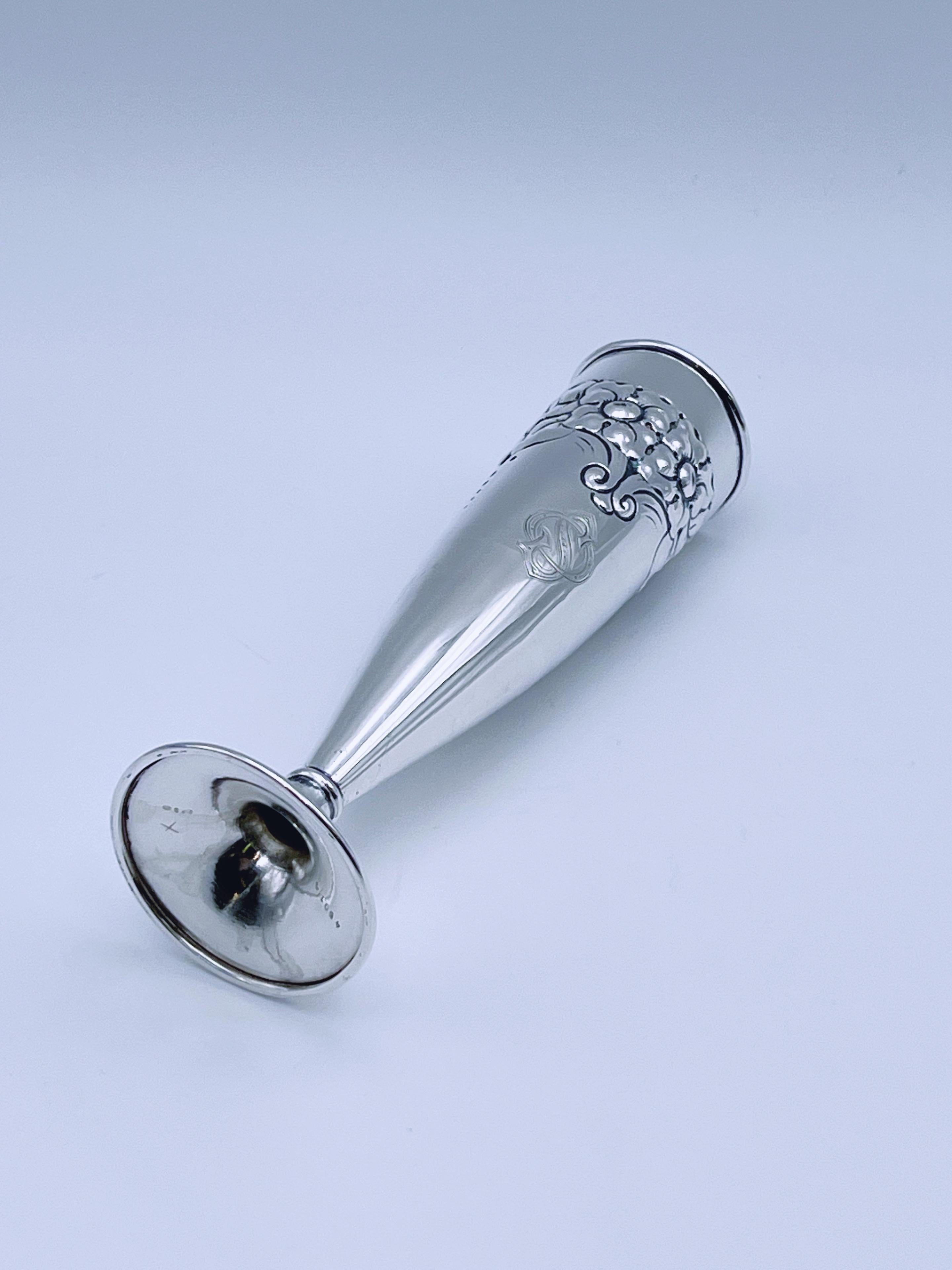Un vaso d'argento Art Nouveau Pokal del 1918 in vendita 1