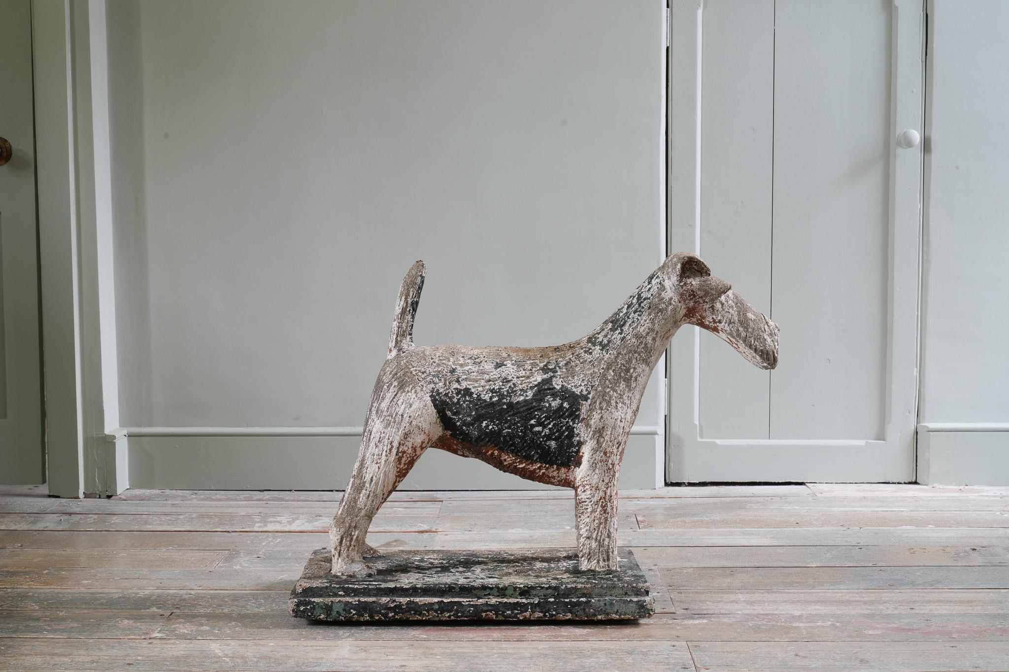 A 1920s Fox Terrier Sculpture 7