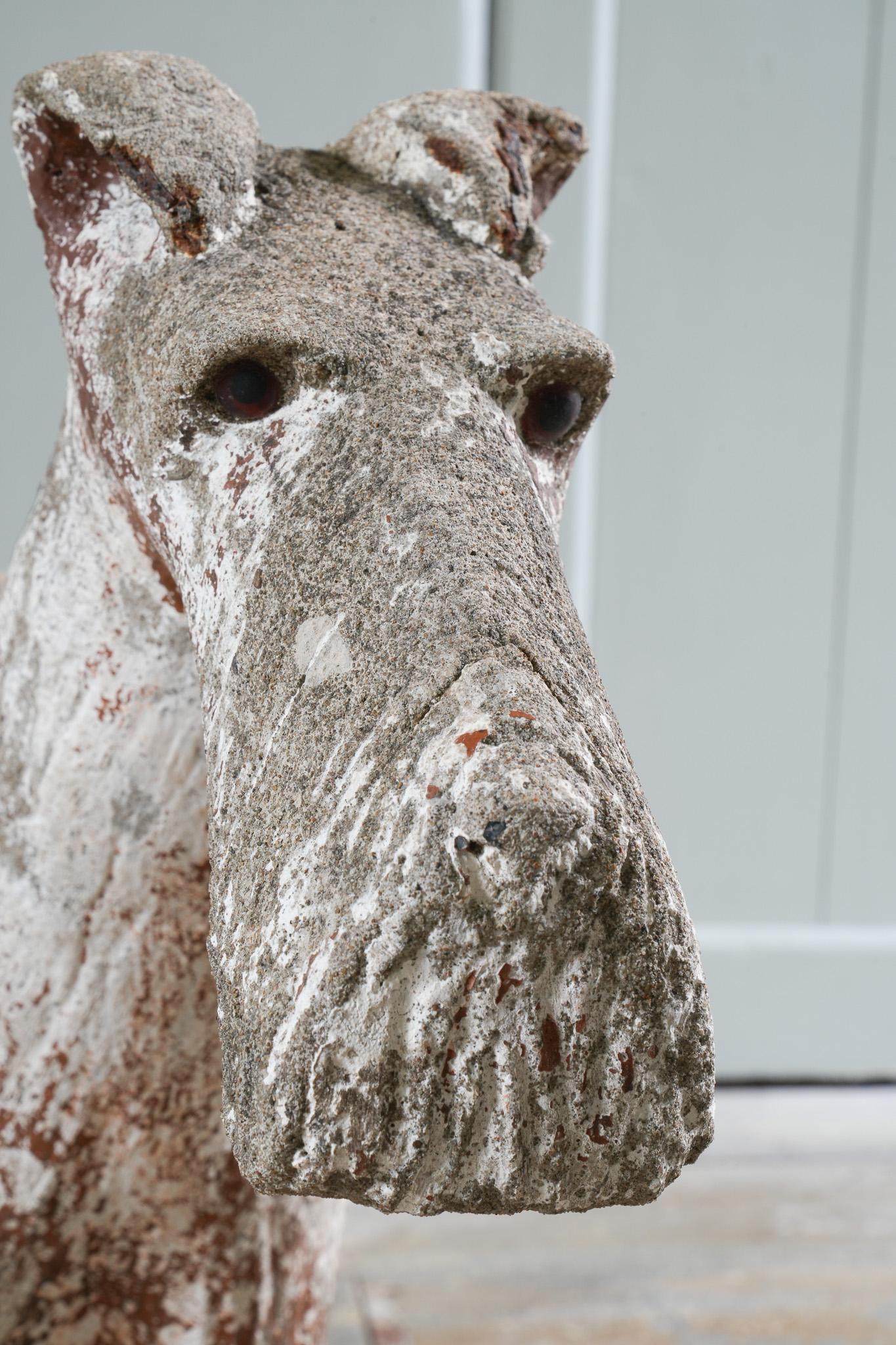 20th Century A 1920s Fox Terrier Sculpture