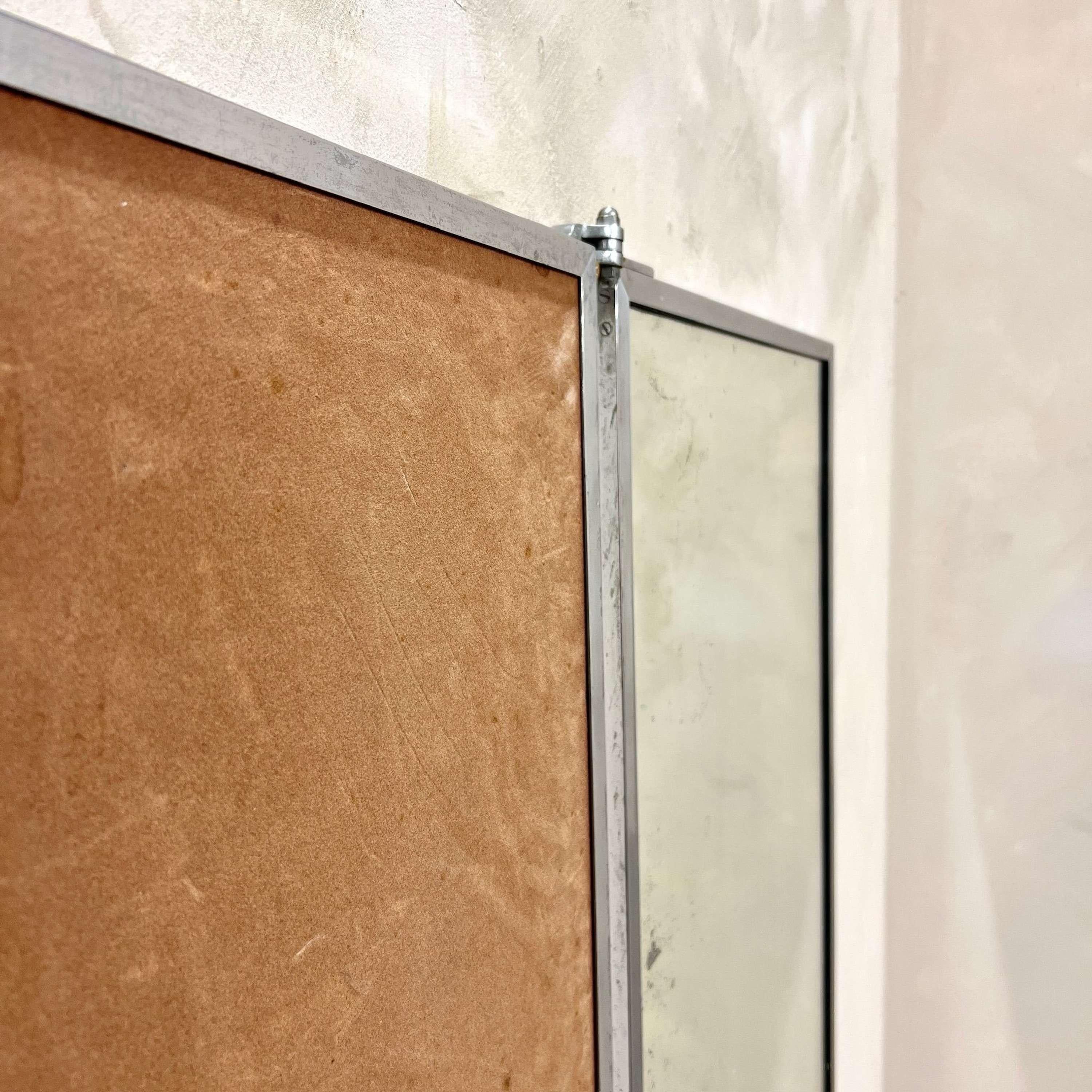 A 1920's Nickel Plated Triptych Miroir - Brot 2