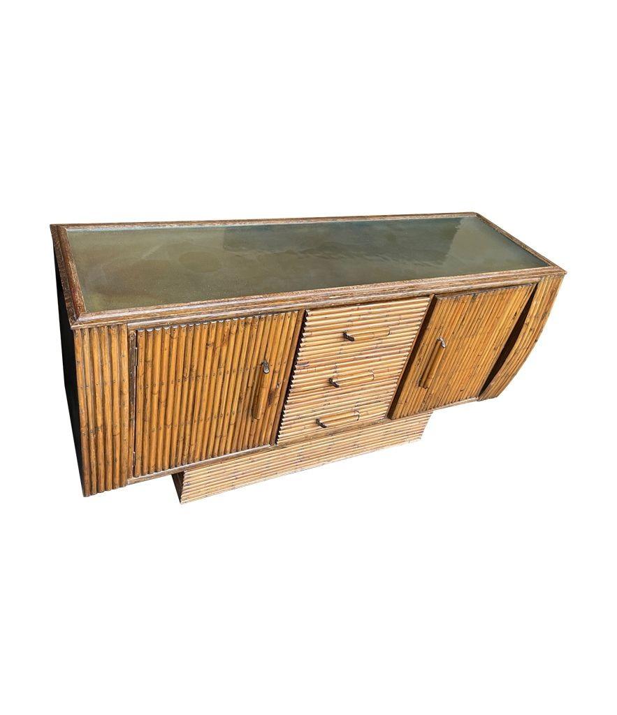 1920s Oak and Bamboo Sideboard by Angaves of Leicestershire For Sale 8