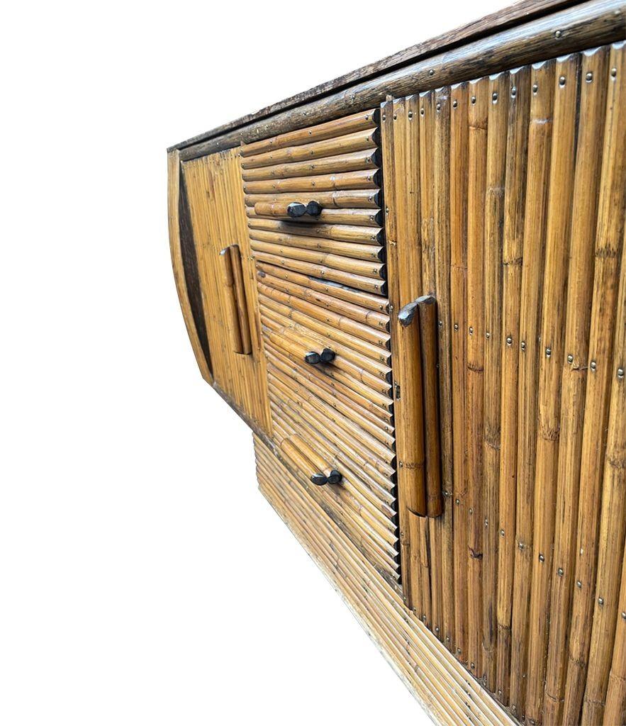 1920s Oak and Bamboo Sideboard by Angaves of Leicestershire For Sale 9