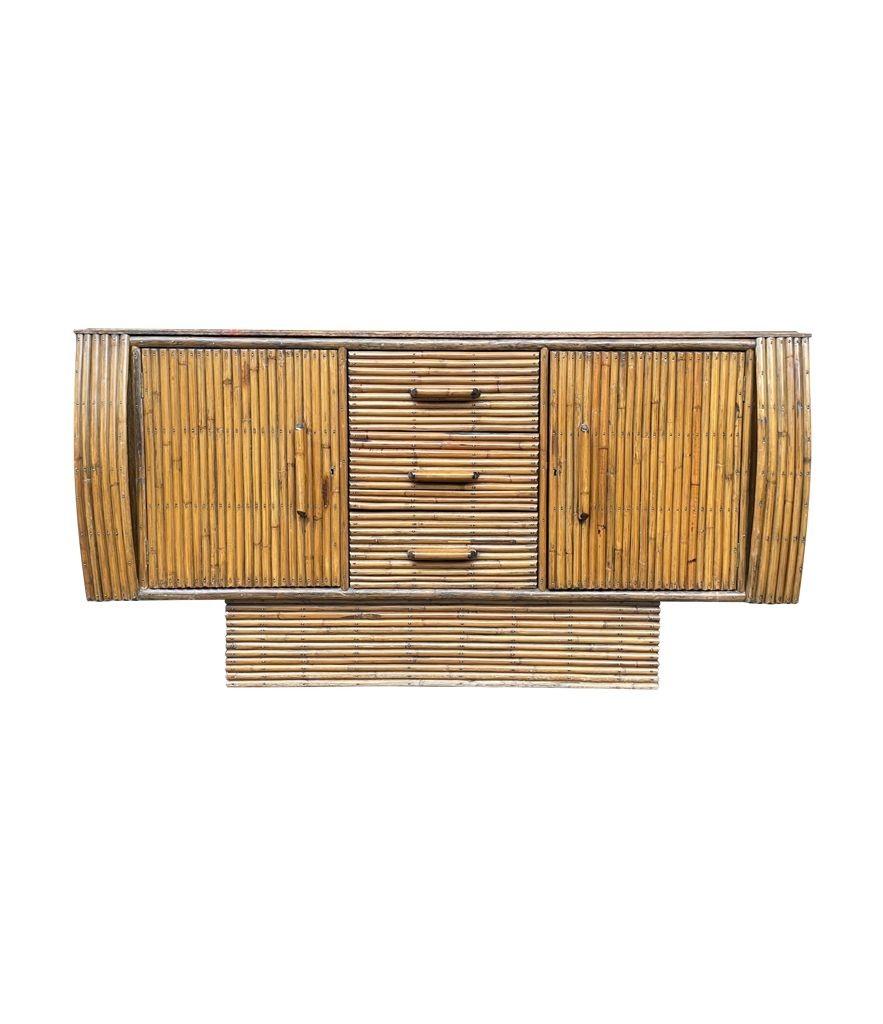 1920s Oak and Bamboo Sideboard by Angaves of Leicestershire For Sale 12