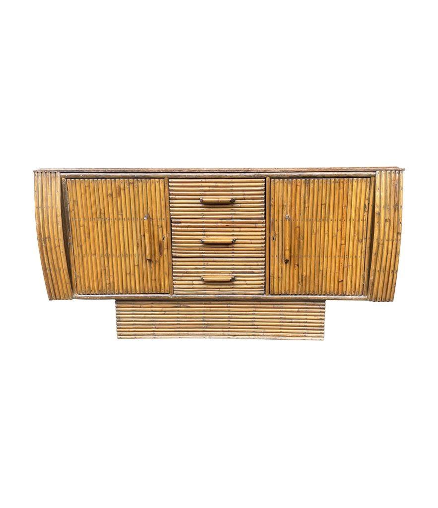 1920s Oak and Bamboo Sideboard by Angaves of Leicestershire For Sale 1