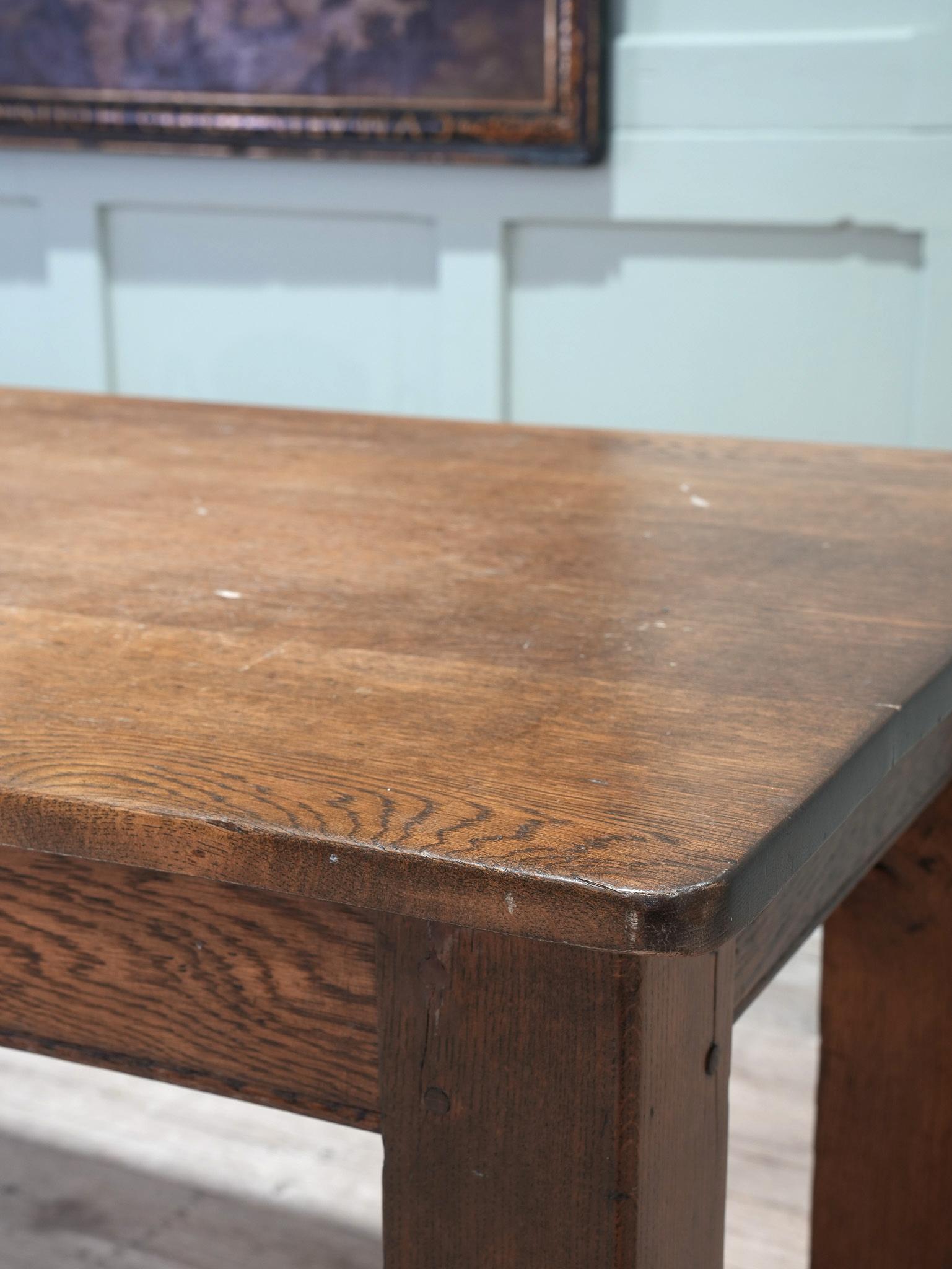 A 1920s Oak Refectory Table 5