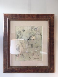 Dibujo erótico de los años 30 de Gregorio Prieto