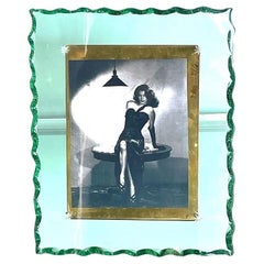 A 1930s glass picture frame attributed to Pietro Chiesa for Fontana Arte