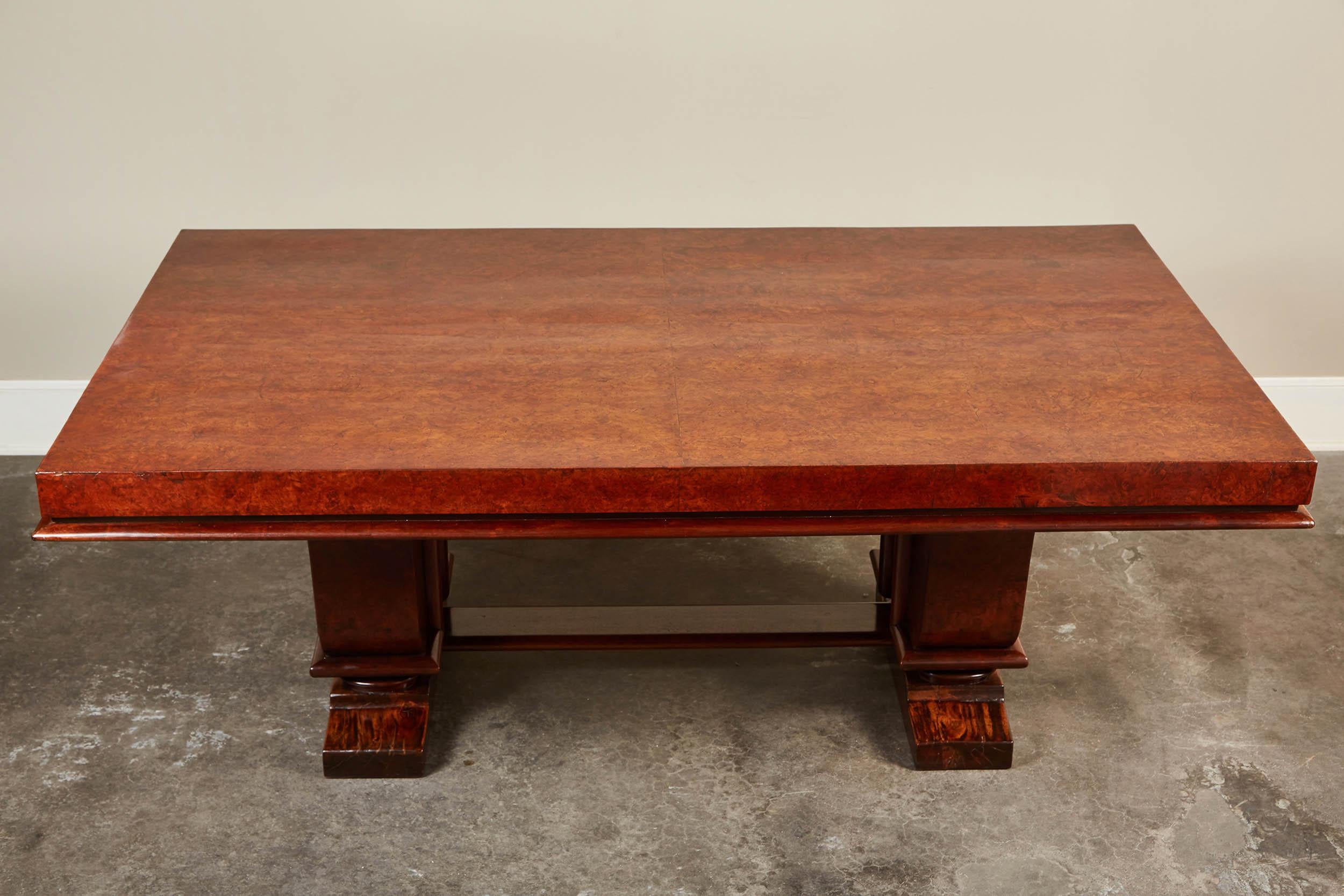 Vietnamese 1930s Indo-Chinese Art Deco Dining Table For Sale