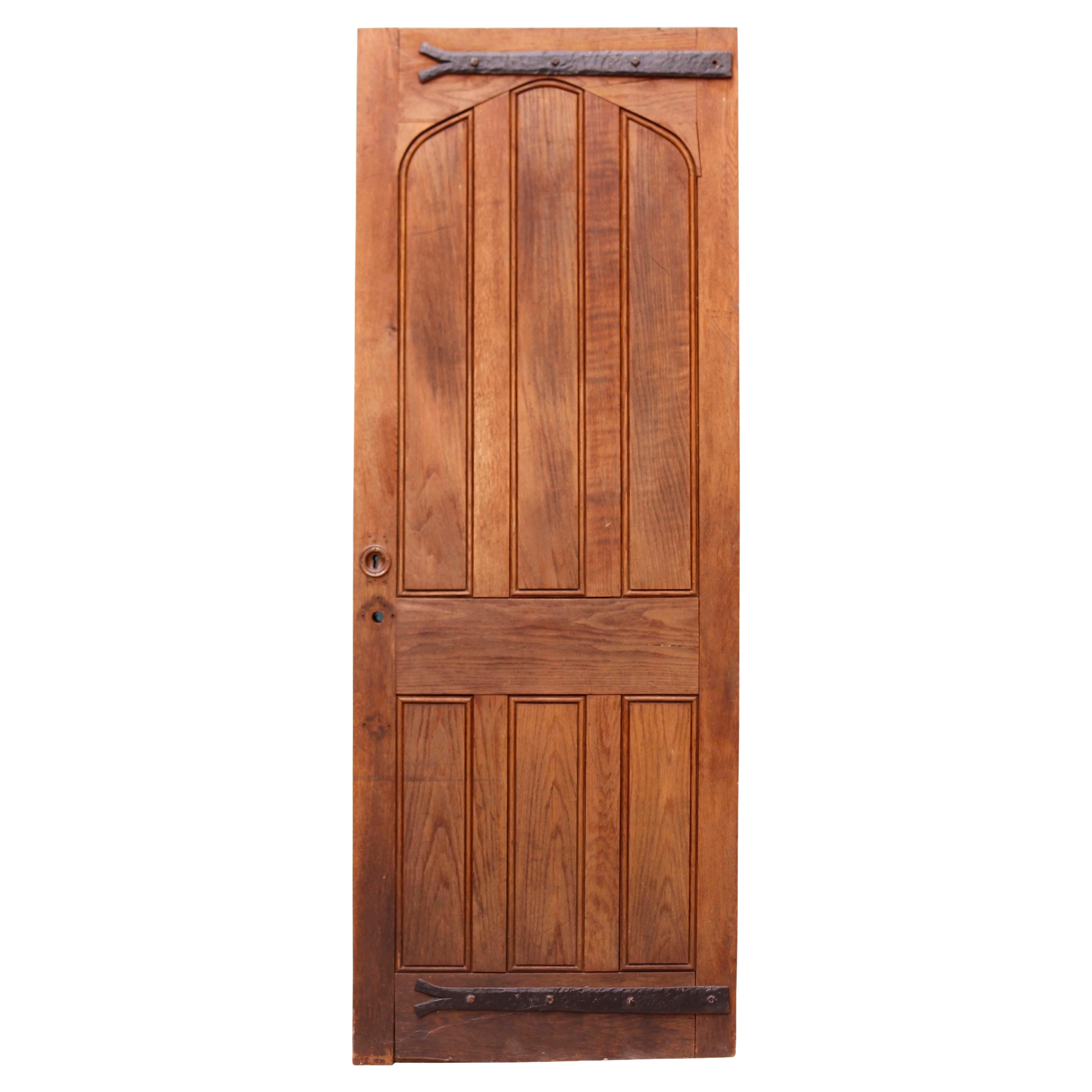 1930s Oak Exterior Door For Sale