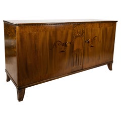 A 1930s Swedish Marquetry Cabinet