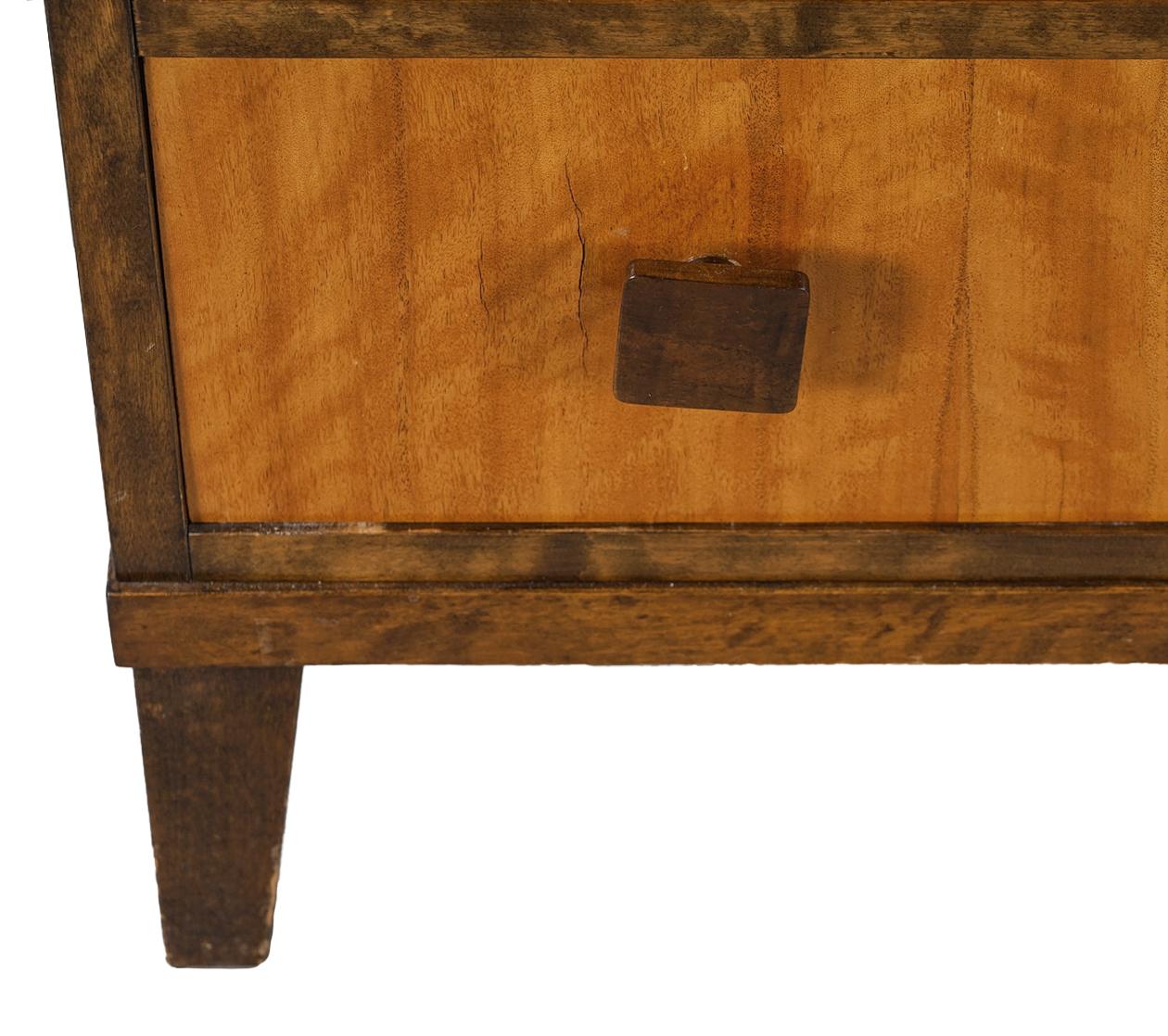 Art Deco A 1930s Swedish Marquetry Chest of Drawers For Sale
