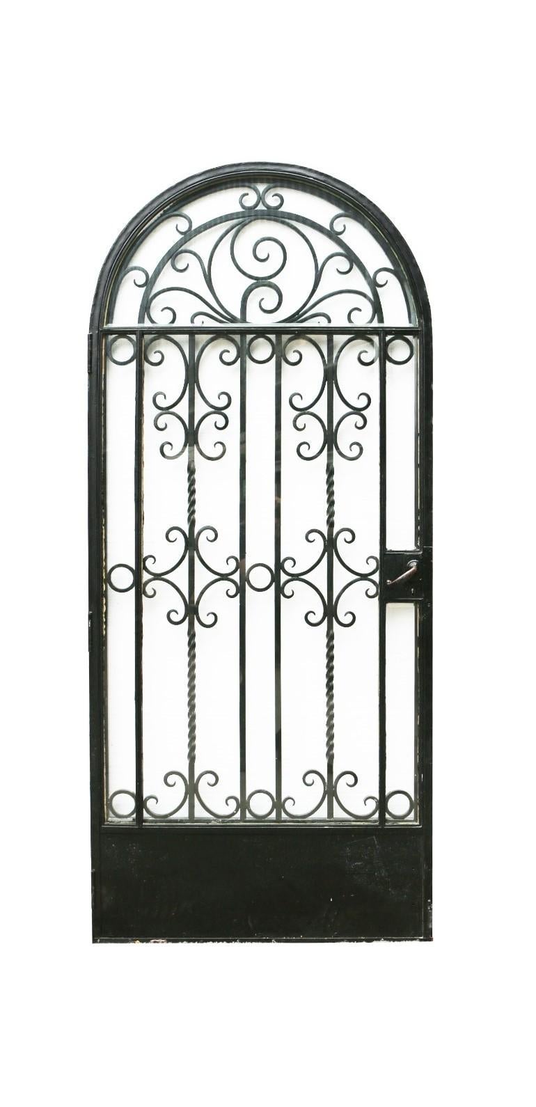 arched wrought iron gates