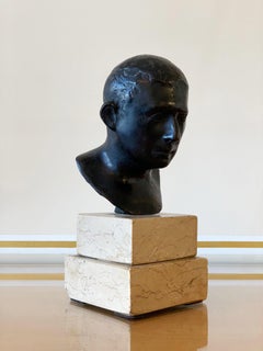 1940s Bronze Bust