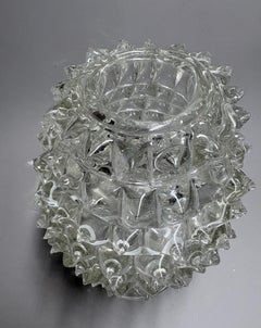 A 1940's 'Rostrato' Murano Glass Vase by Ercole Barovier for Barovier & Toso