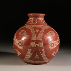 1940s Terracotta Vase as a Table Lamp in South American Taste
