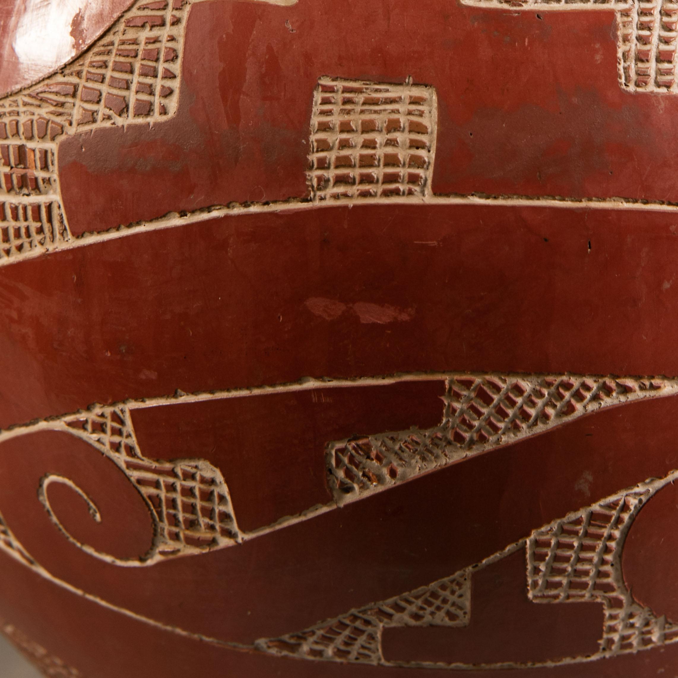 1940s Terracotta Vase as a Table Lamp in South American Taste 2