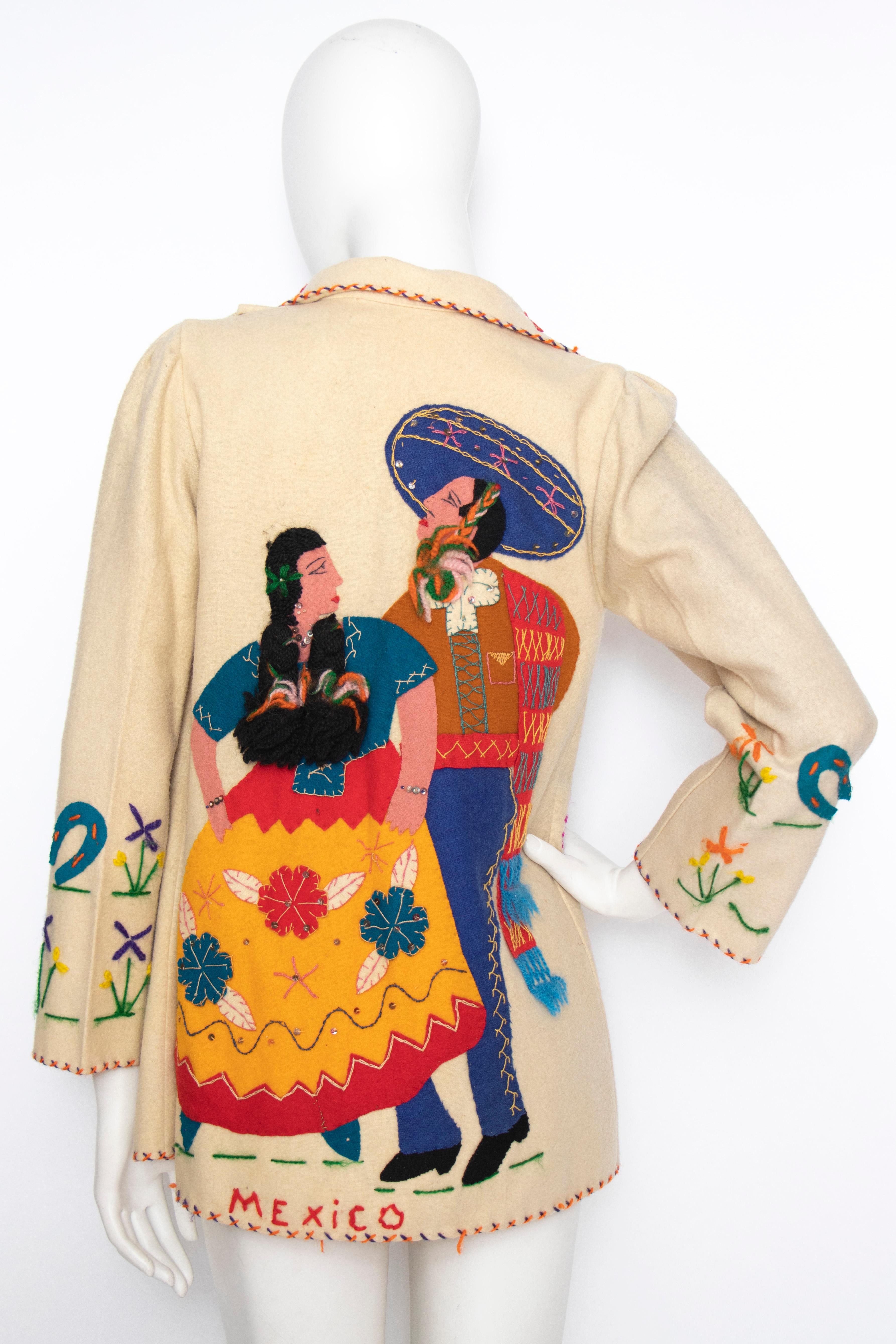 vintage embroidered coat