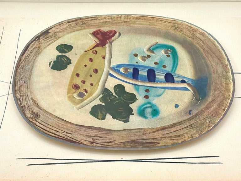 A 1948 framed lithographic plate limited edition “Ceramiques de