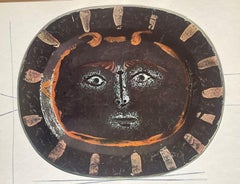 A 1948 framed lithographic plate limited edition “Ceramiques de Picasso”