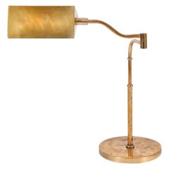 1950s Brass Articulated Desk Lamp